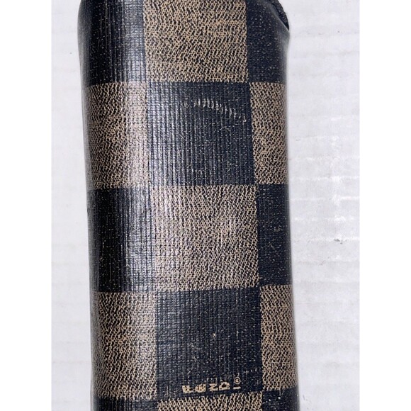 Vintage FENDI Italy Brown Classic Checkered Sunglass CASE ONLY - Picture 7 of 16